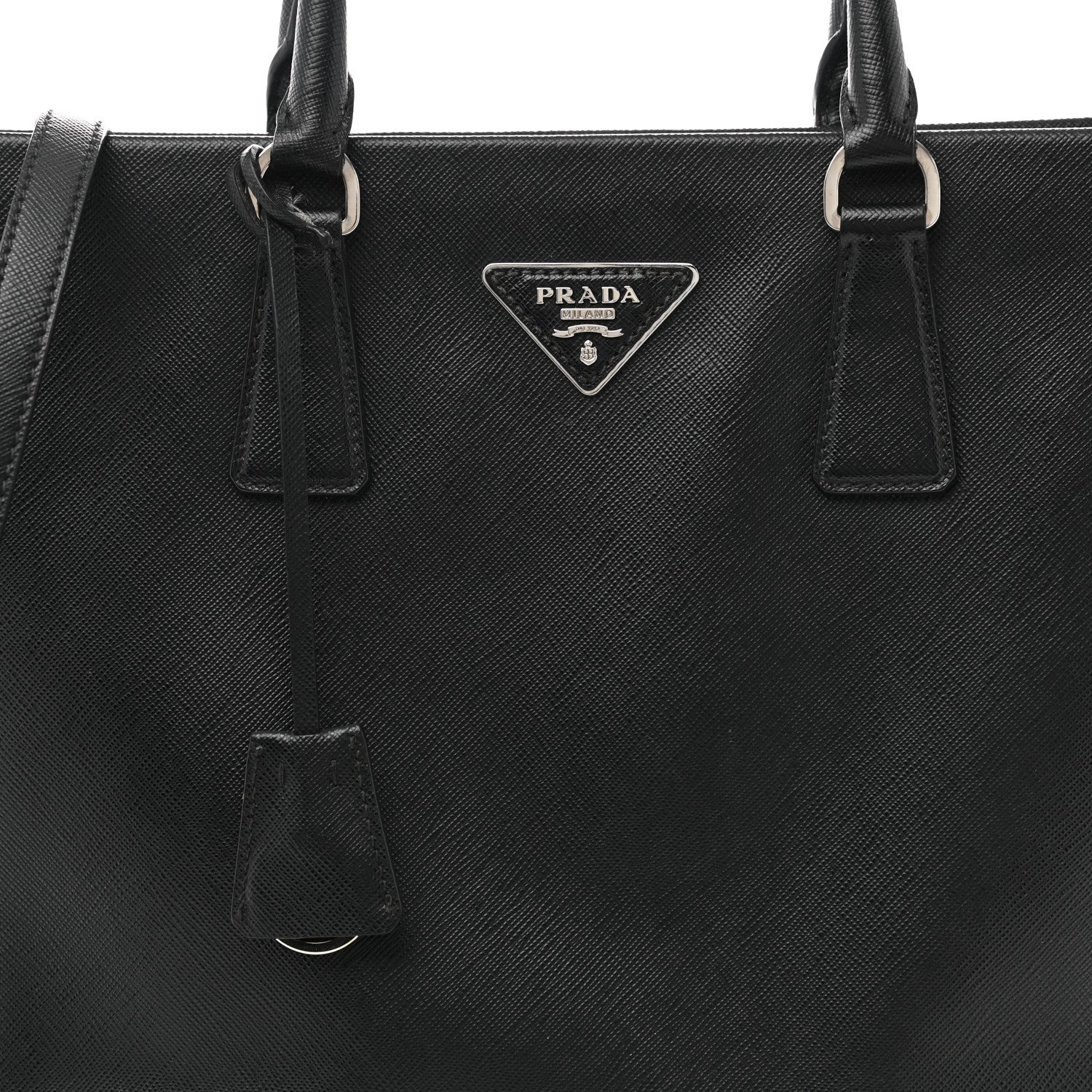 Prada Saffiano Shopping Tote Black 8 of 11
