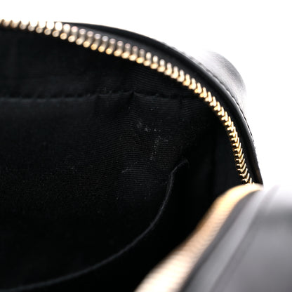 Saint Laurent Calfskin Matelasse Monogram Lou Camera Bag Black 8 of 11