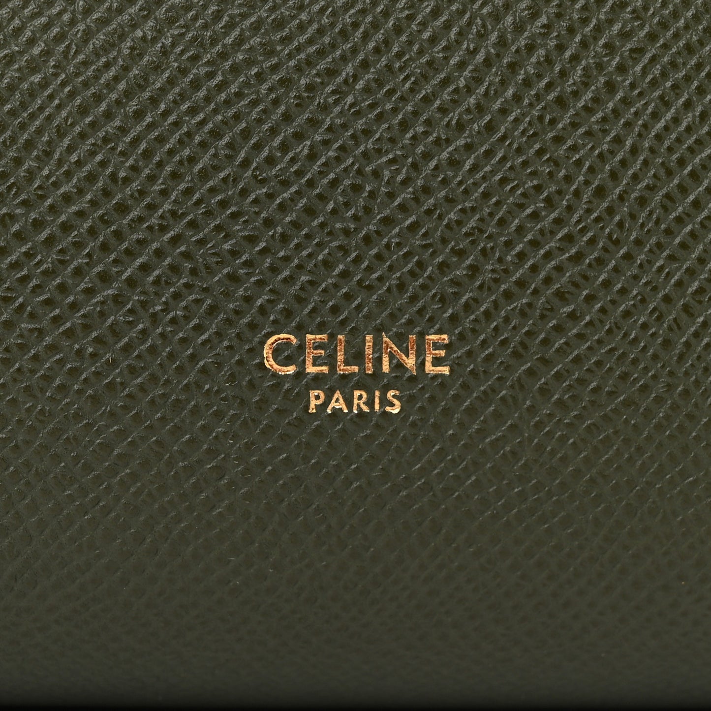 Grained Calfskin Micro Belt Bag Olive
