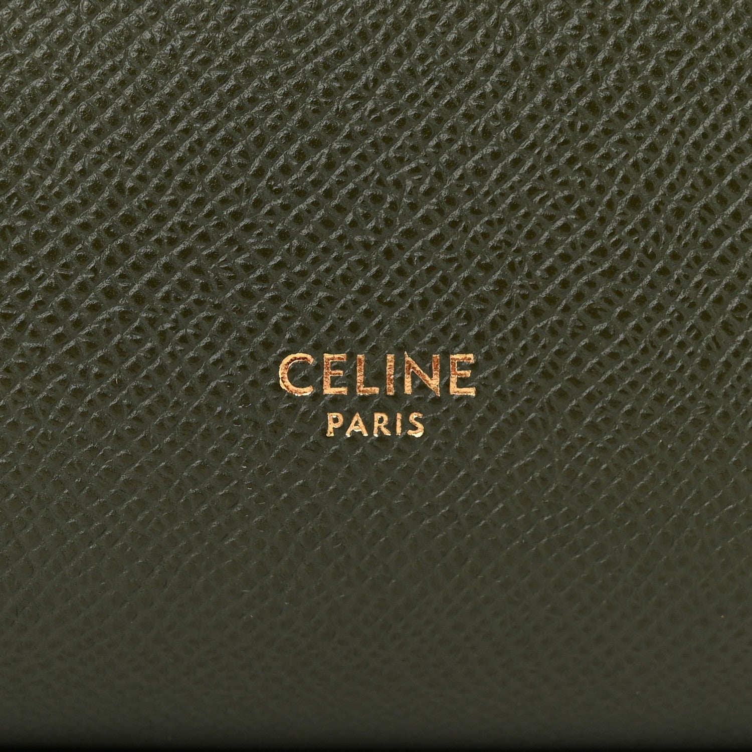 Celine Grained Calfskin Micro Belt Bag Olive 6 of 11
