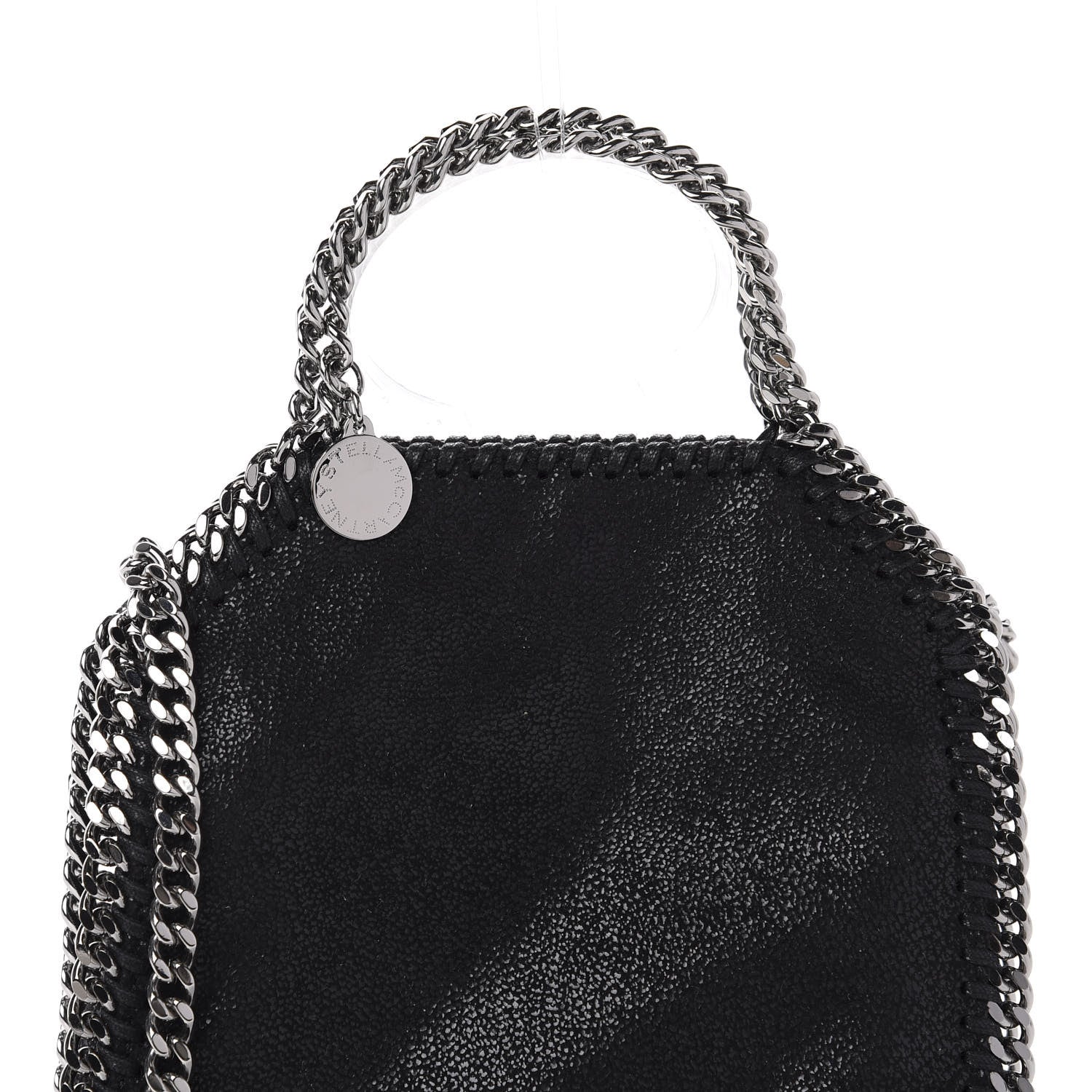 Stella McCartney Shaggy Deer Tiny Falabella Tote Black 9 of 9