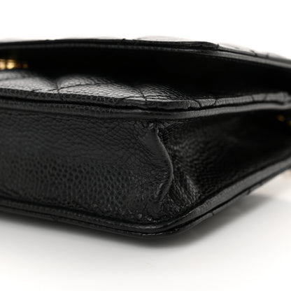 Chanel Caviar Quilted Wallet on Chain WOC Black 11 of 13