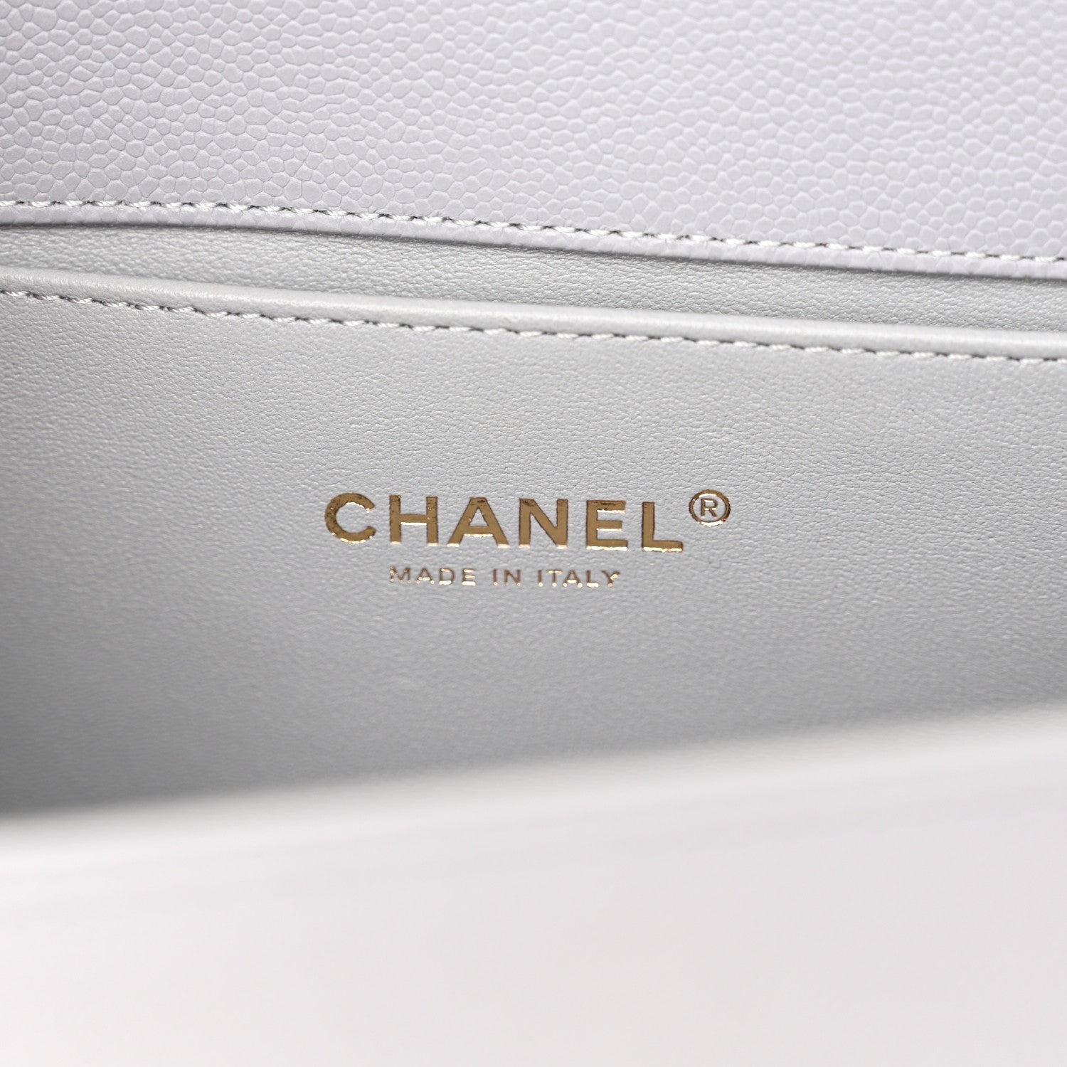 Chanel Caviar Quilted Medium Boy Flap Grey 5 of 9