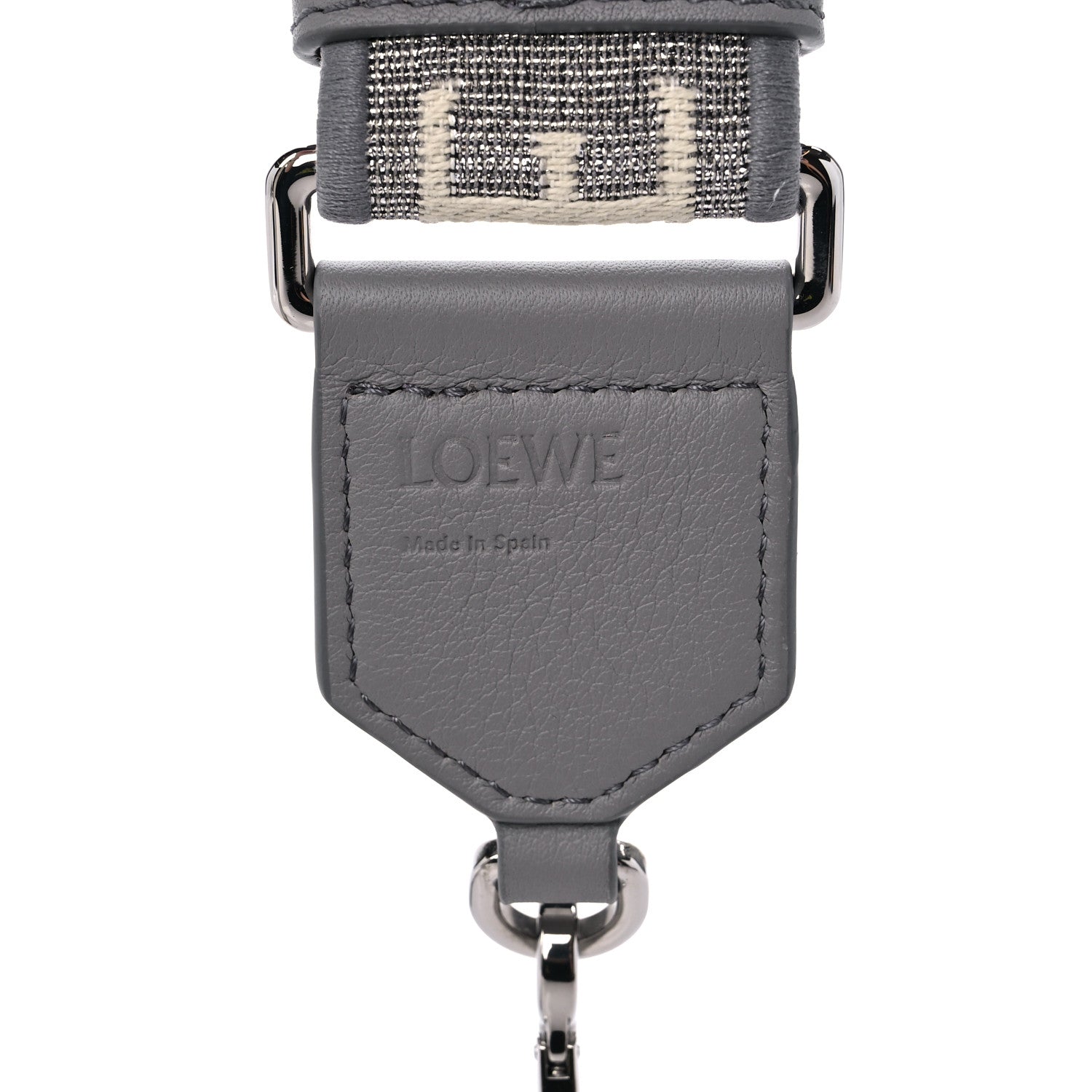 Loewe Calfskin Anagram Strap Silver 4 of 4