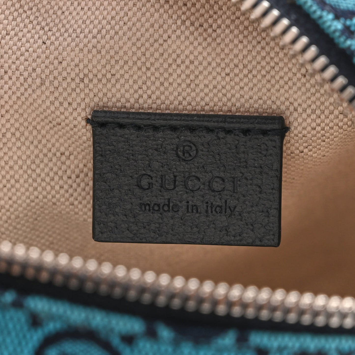 Monogram Multicolor Mini Retro Interlocking G Messenger Blue Rainbow Light Blue
