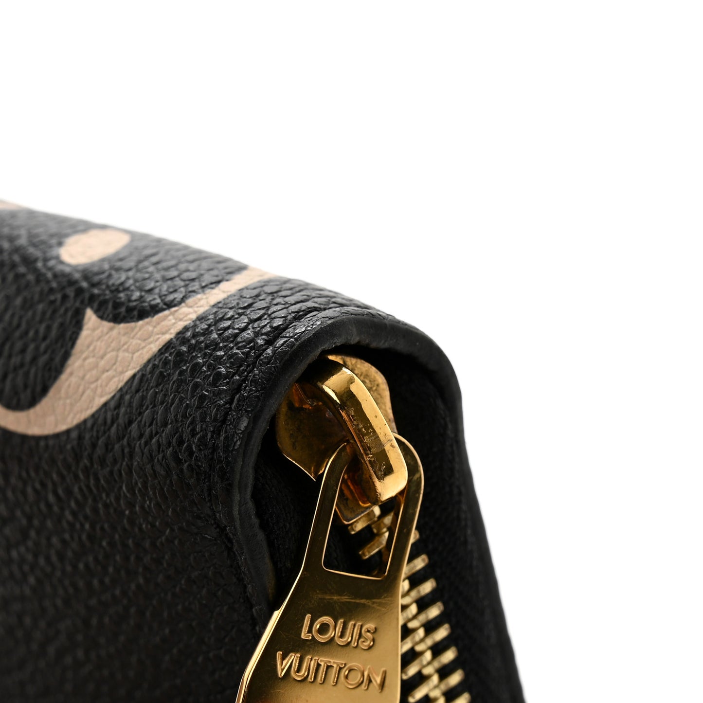 Empreinte Monogram Giant Zippy Wallet Black Beige