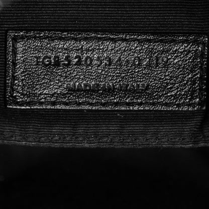 Saint Laurent Calfskin Matelasse Monogram Lou Camera Bag Black 7 of 9