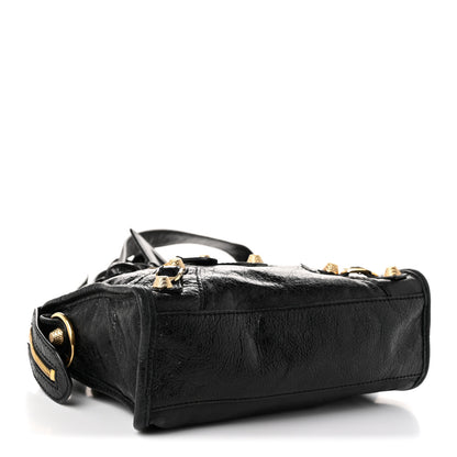 Balenciaga Agneau Giant 12 Gold Hardware Mini City Black 4 of 11