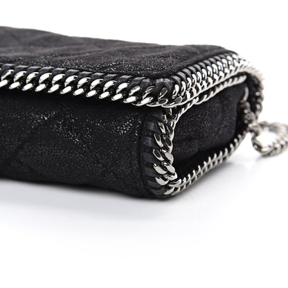 Stella McCartney Shaggy Deer Quilted Falabella Crossbody Bag Black 9 of 10
