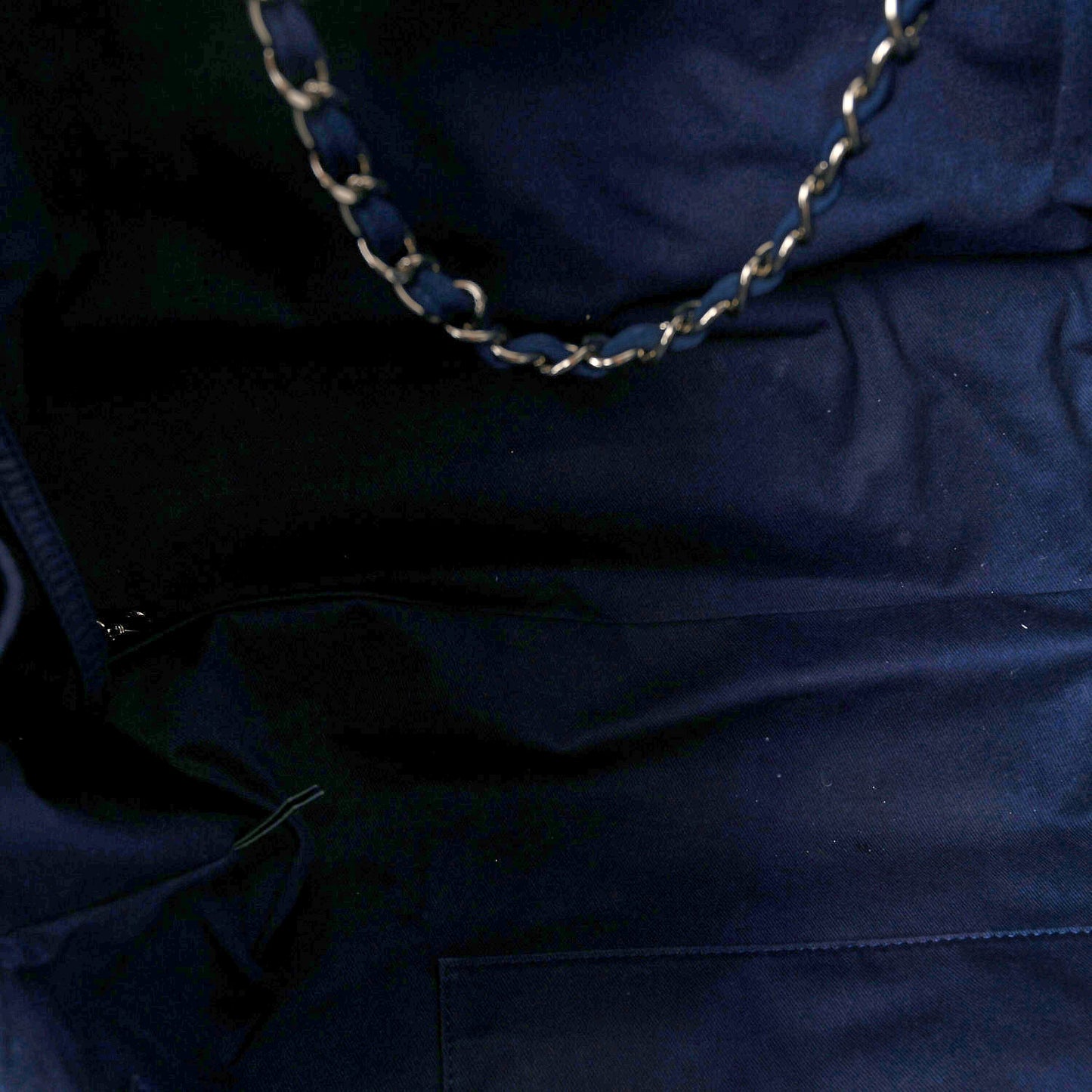 Canvas Extra Large Deauville Tote Blue