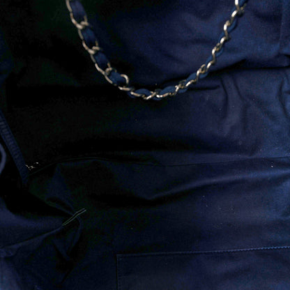 Chanel Canvas Extra Large Deauville Tote Blue 5 of 10