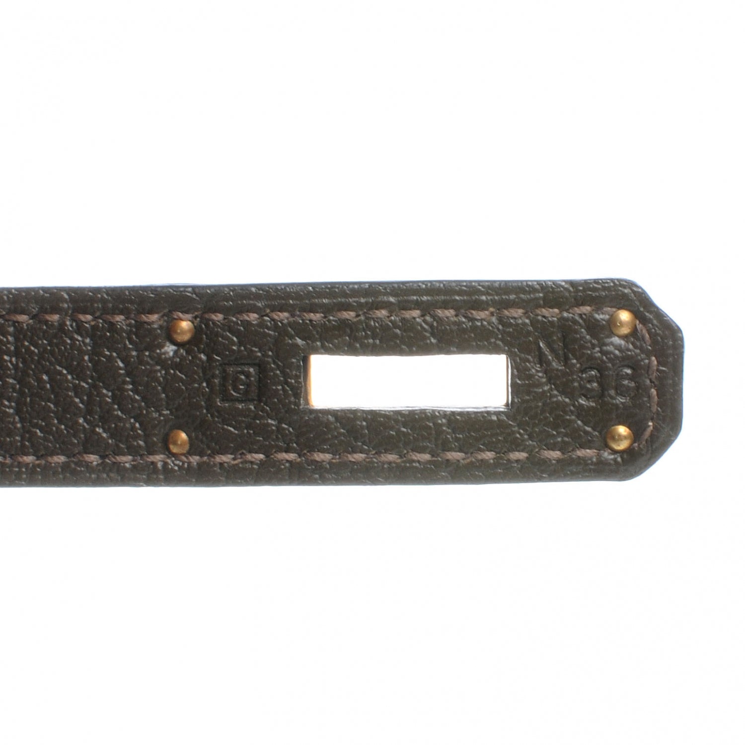 Hermes Chevre Kelly Sellier 28 Vert Olive 7 of 10