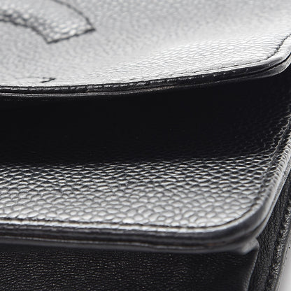Chanel Caviar Timeless CC Wallet On Chain WOC Black 9 of 15