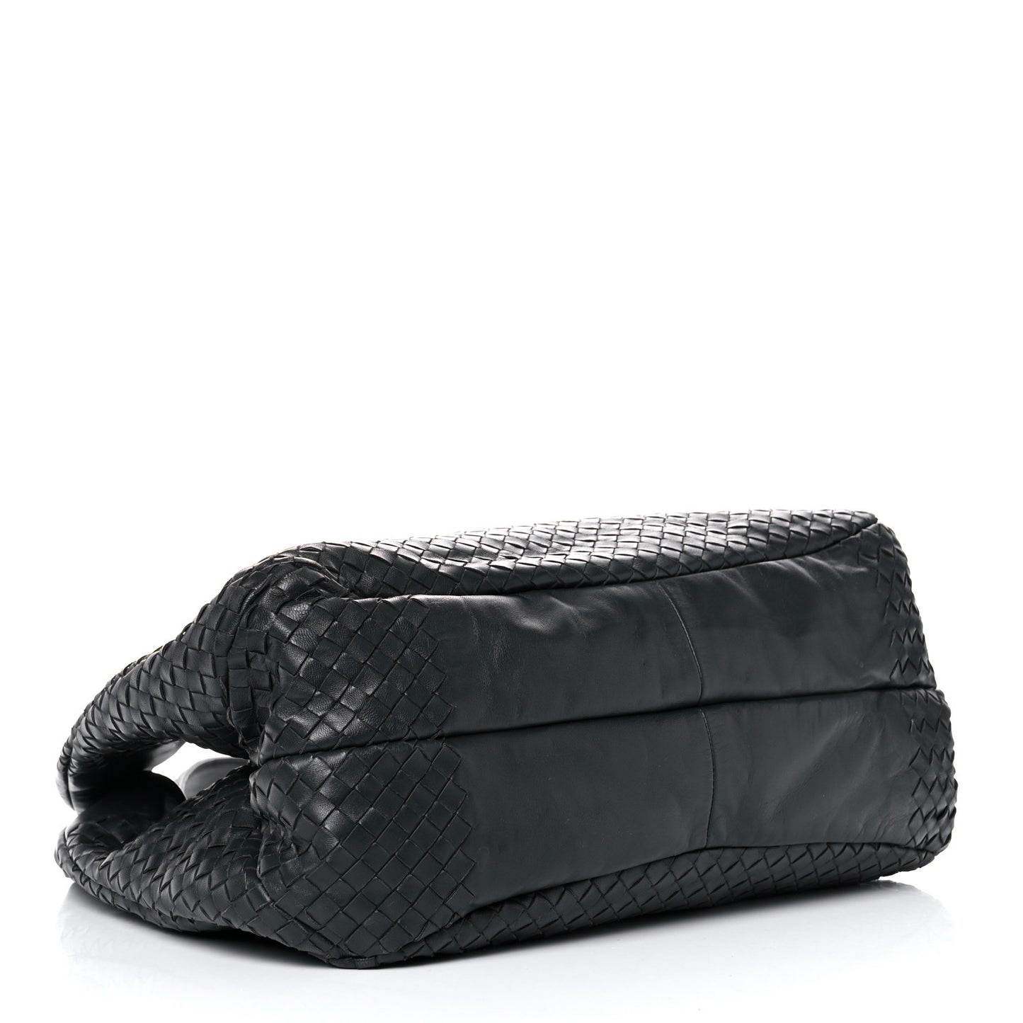 Nappa Intrecciato Large Campana Hobo Shadow