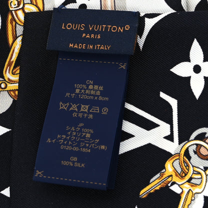 Louis Vuitton Silk Monogram Confidential Bandeau Black 3 of 3