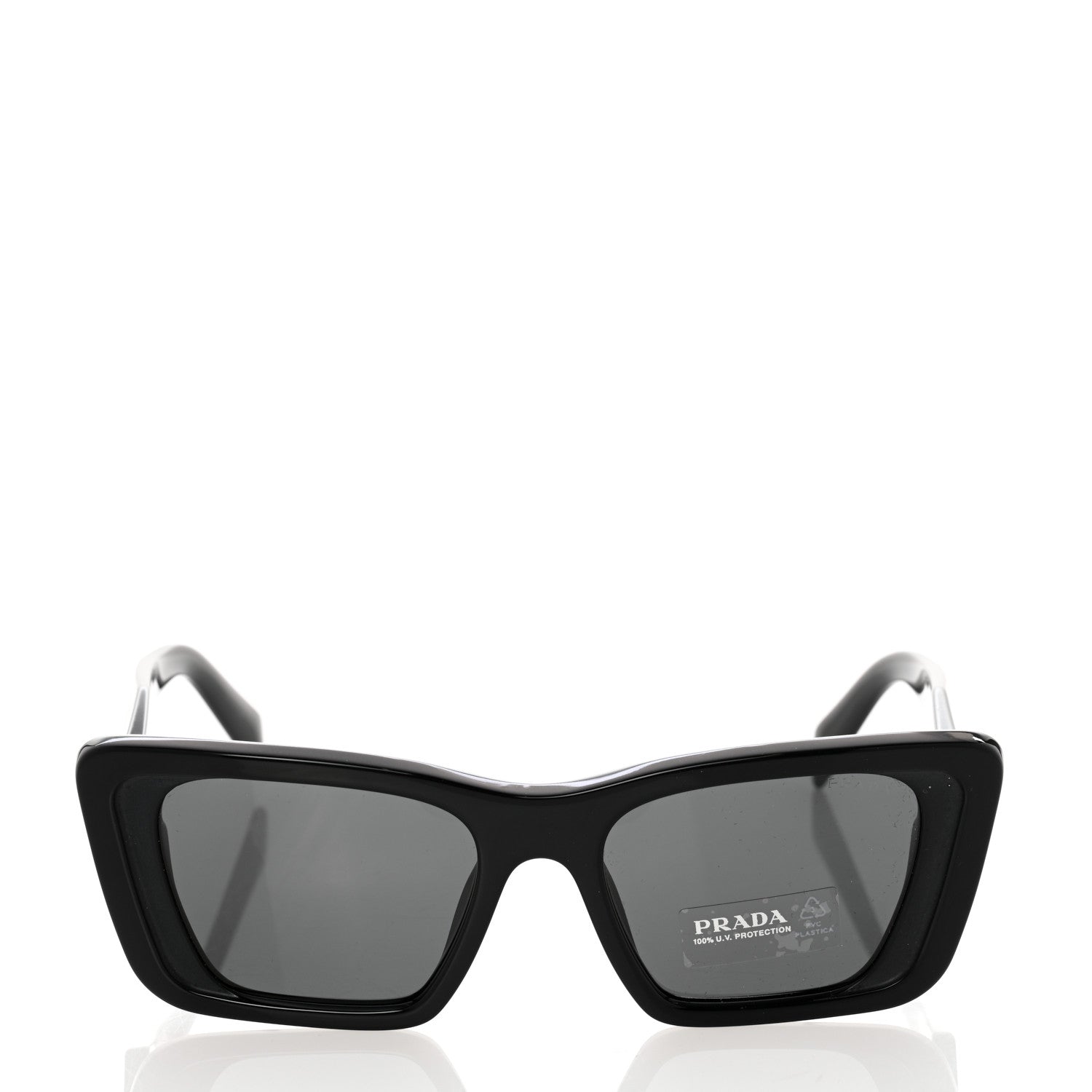 Prada Acetate Symbole Sunglasses SPR 08Y Black 2 of 8