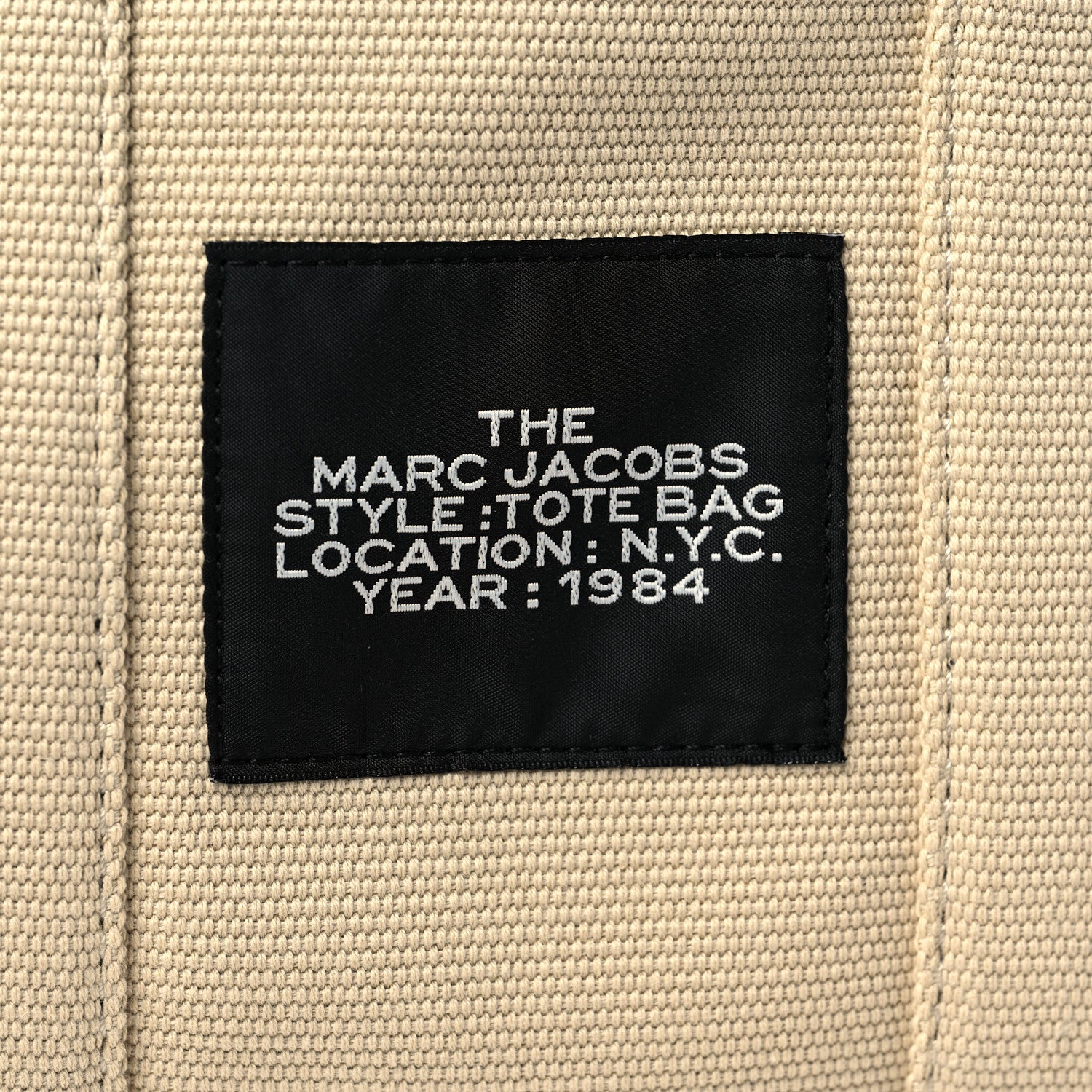 Marc Jacobs Jacquard Small The Traveler Tote Bag Warm Sand 6 of 9