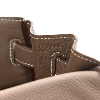 Hermes Togo Kelly Retourne 32 Etoupe 6 of 12