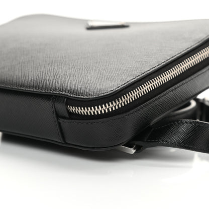 Prada Saffiano Travel Backpack Black 10 of 10