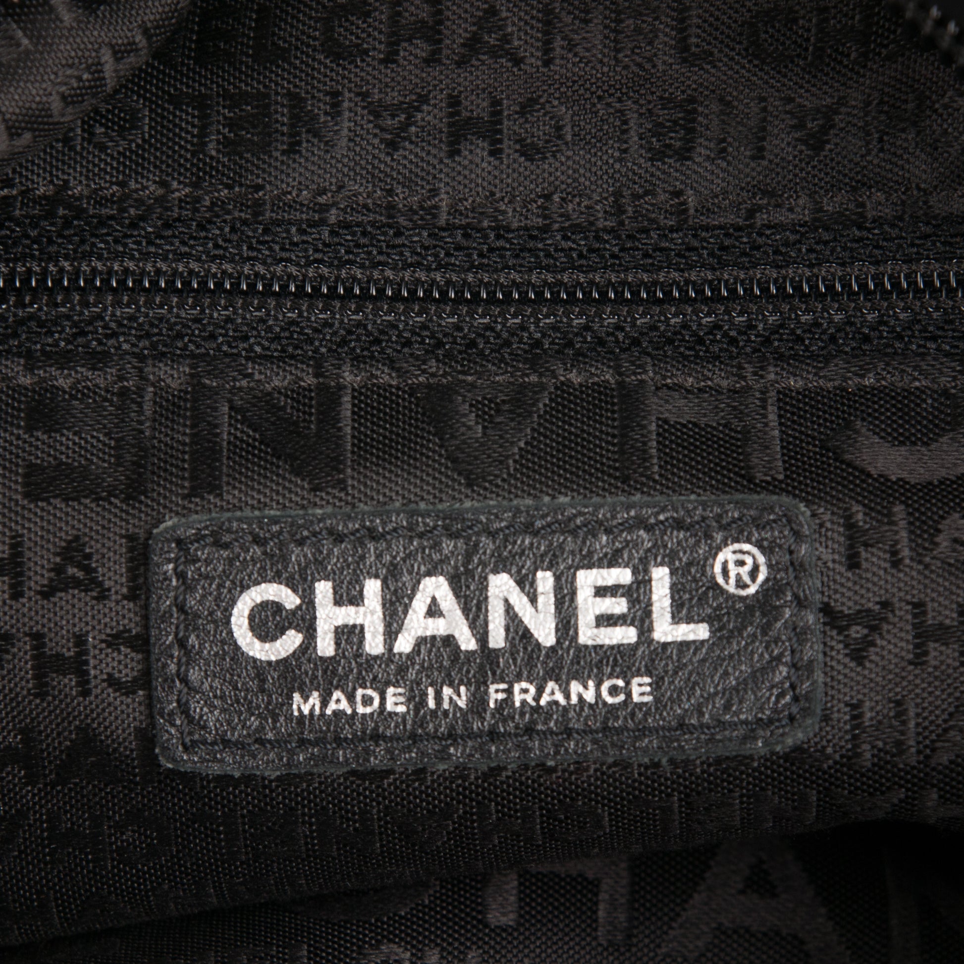 Chanel Lambskin Stitched Medium Ultimate Soft Tote Black 6 of 7