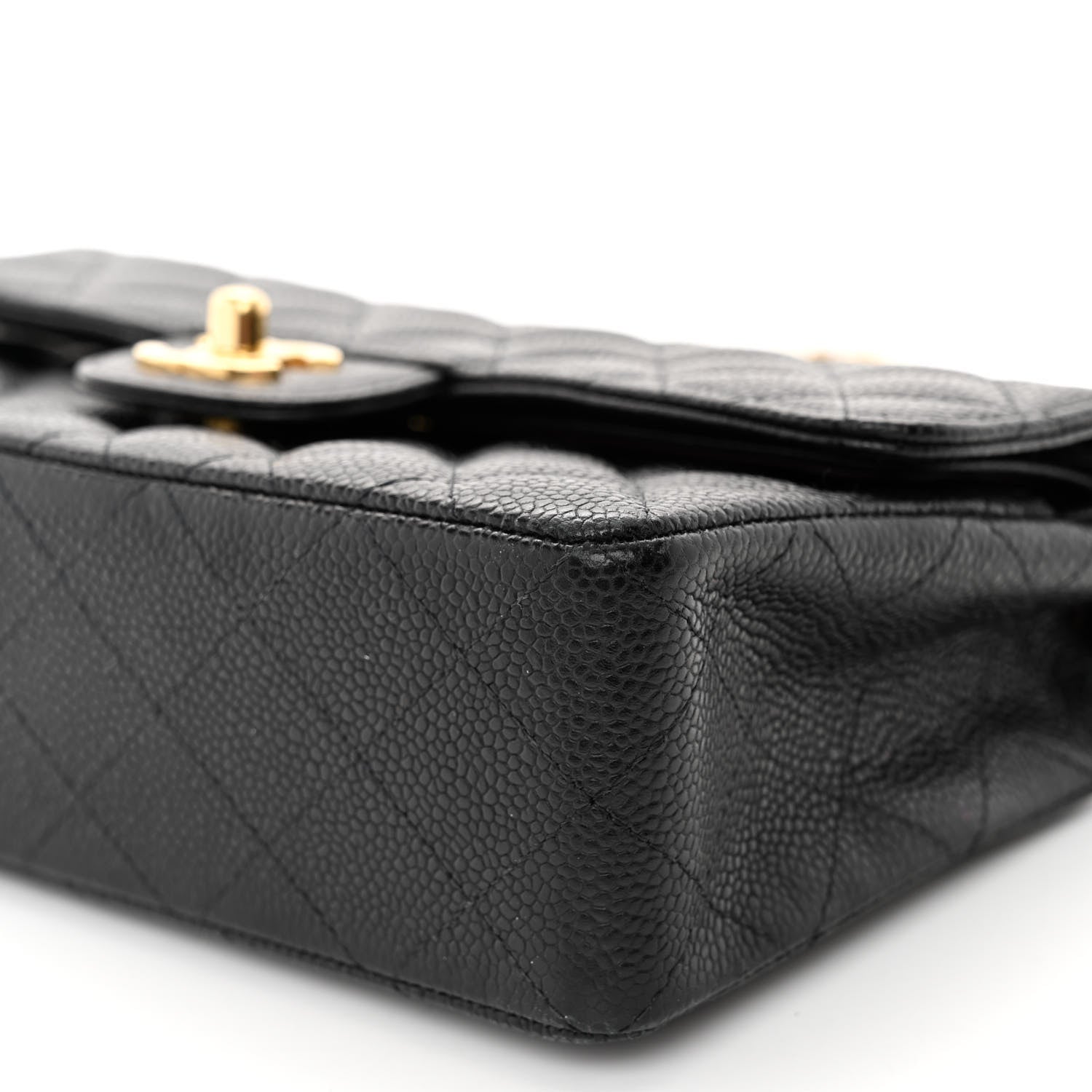 Chanel Caviar Quilted Small Double Flap Black 10 of 12