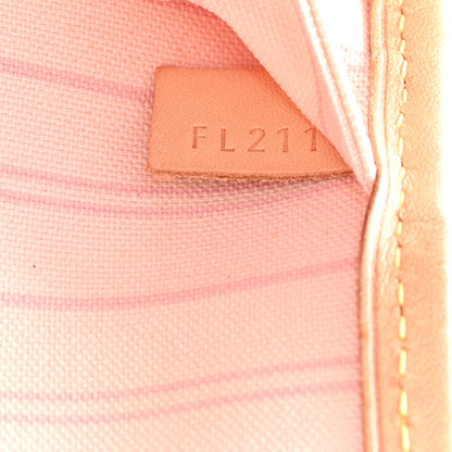 Louis Vuitton Damier Azur Neo Neverfull MM Rose Ballerine 7 of 11