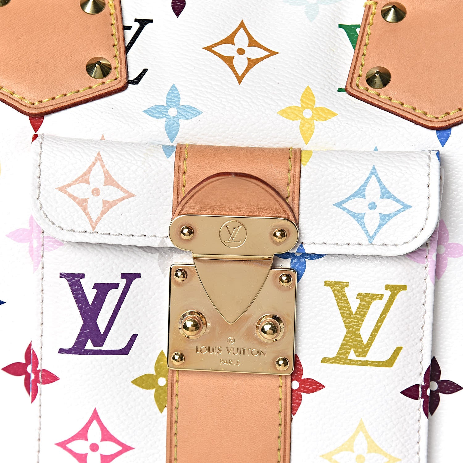 Louis Vuitton Monogram Multicolor Speedy 30 White 9 of 9