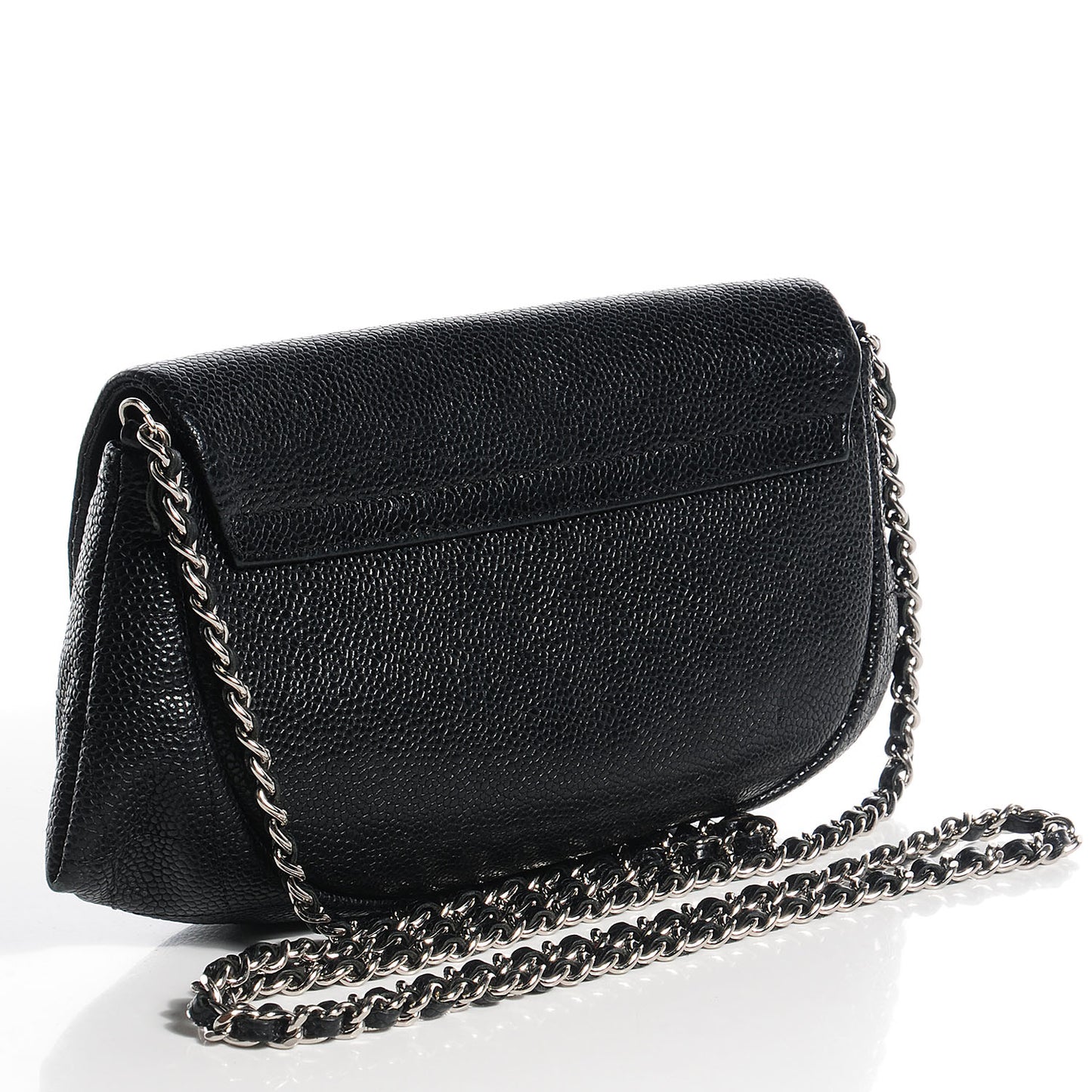 Caviar Half Moon Wallet On Chain WOC Black