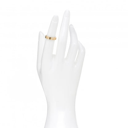 Cartier 18K Yellow Gold 8 Diamond 4mm LOVE Wedding Band Ring 48 4.5 2 of 5
