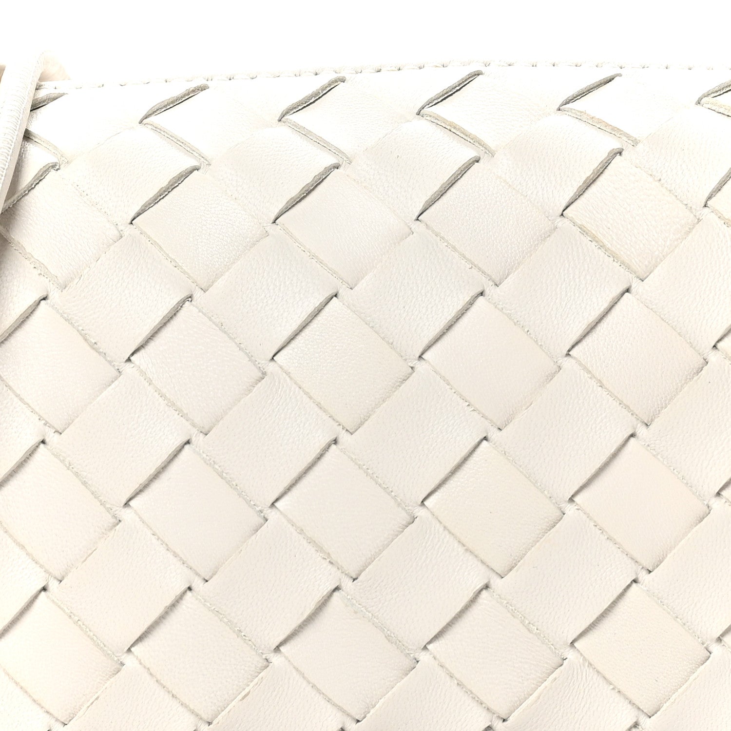 Bottega Veneta Nappa Intrecciato Mini Loop Camera Bag White 7 of 9