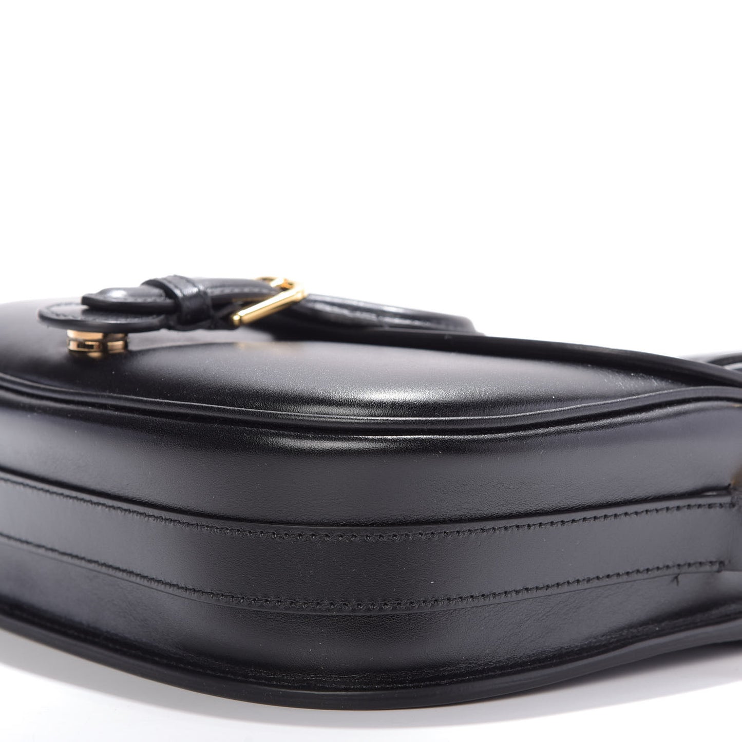 Box Calfskin Medium Bobby Flap Black