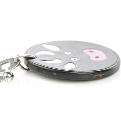Hermes Box Bull Key Chain Bag Charm Black 6 of 7