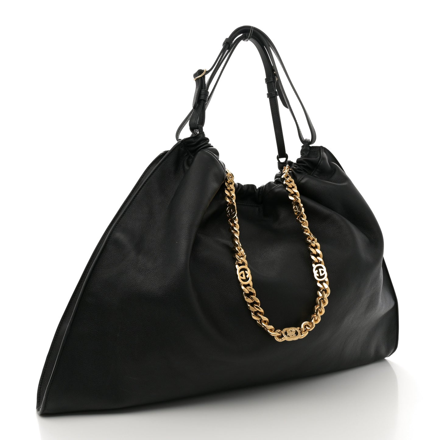 Calfskin Large Blondie Tote  Black
