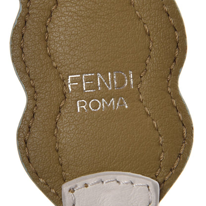 Fendi Vitello Dolce Scalloped Spike Studded Mini Strap You White Camaleonte Coral Pink 3 of 4