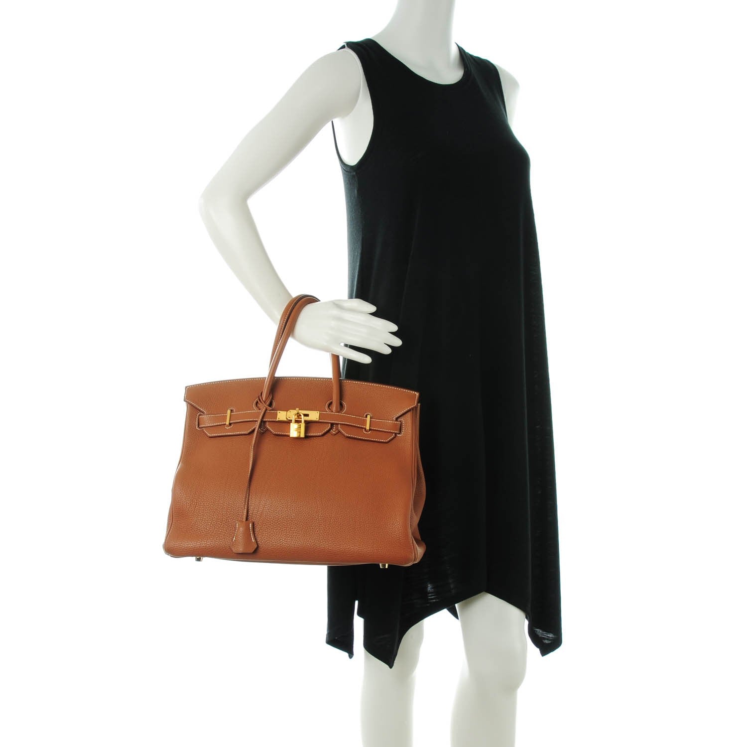 Hermes Togo Birkin 35 Gold 2 of 21