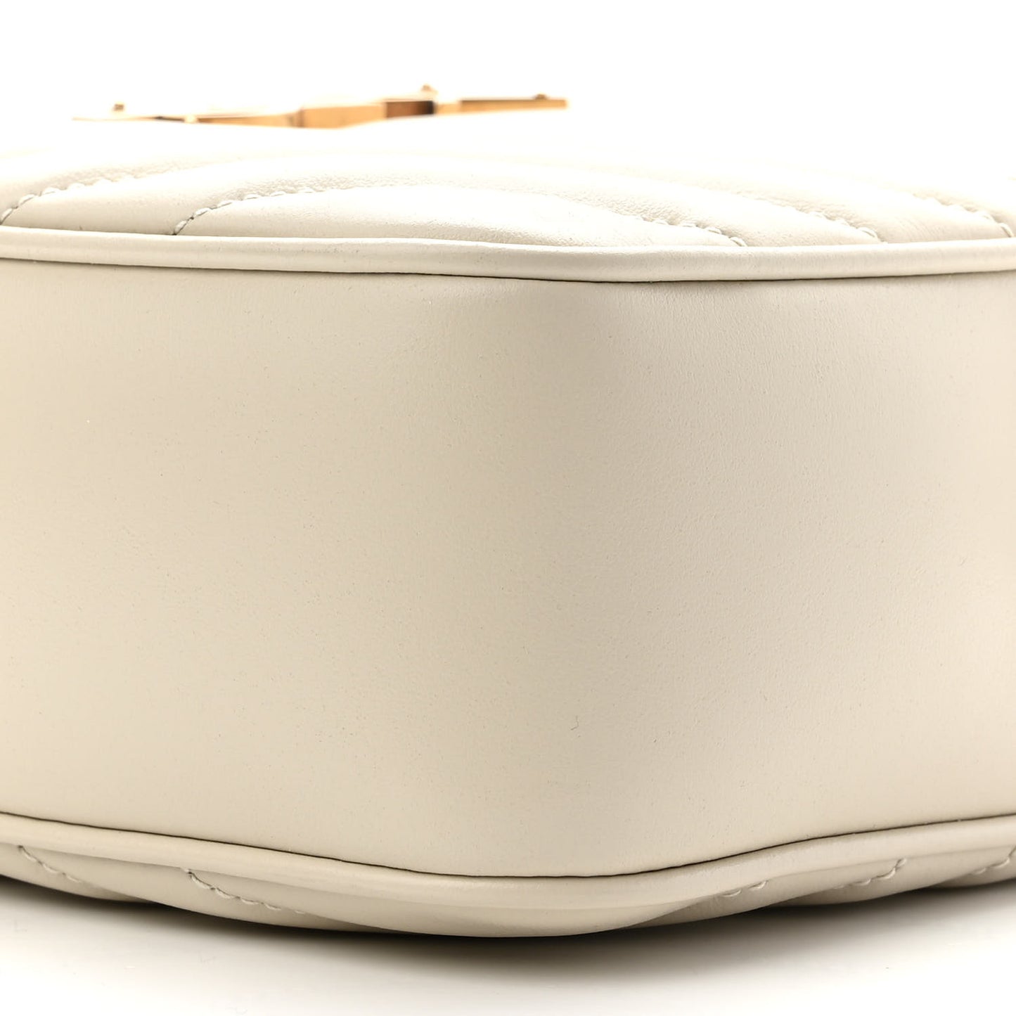 Calfskin Matelasse Monogram Lou Camera Bag Crema Soft