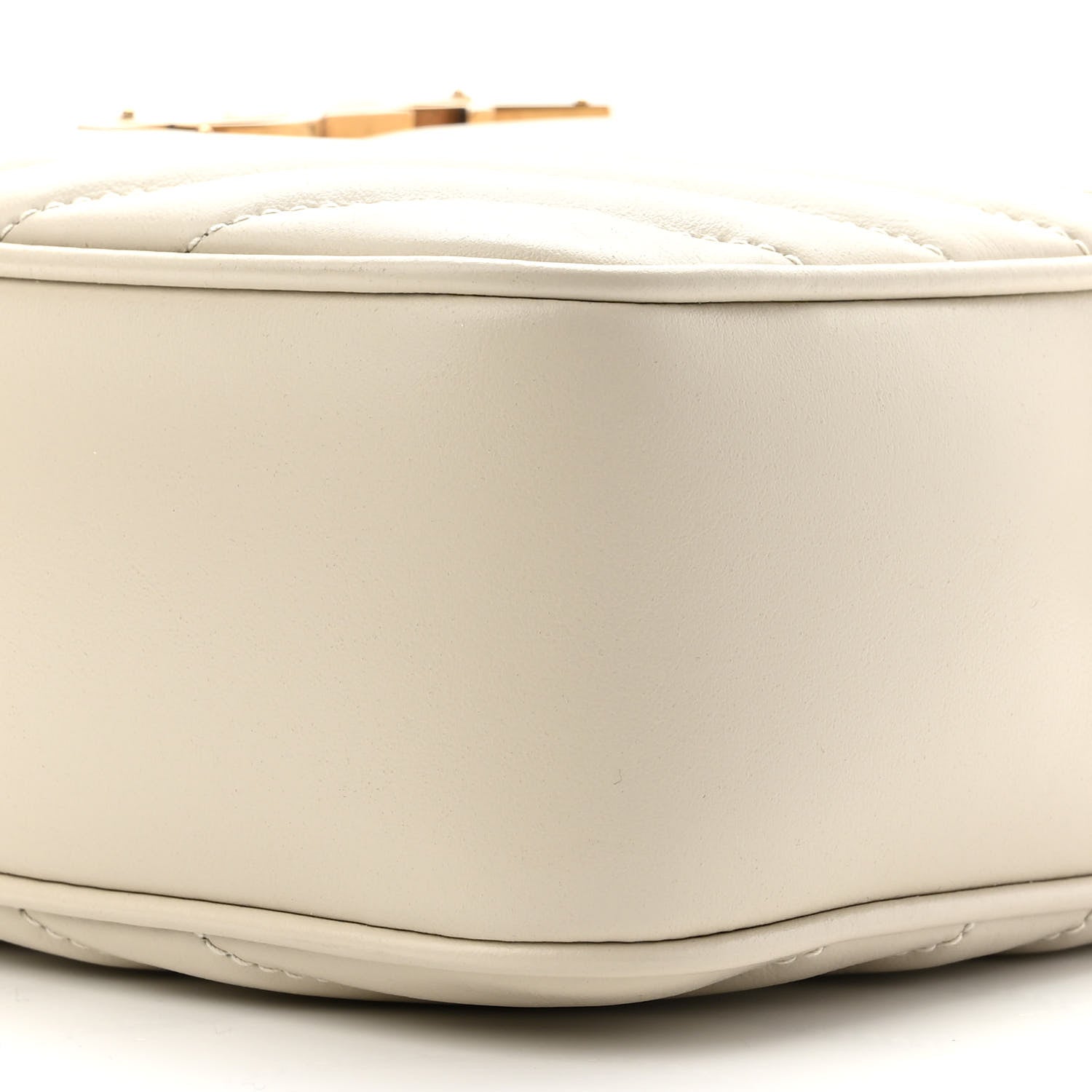 Saint Laurent Calfskin Matelasse Monogram Lou Camera Bag Crema Soft 10 of 10