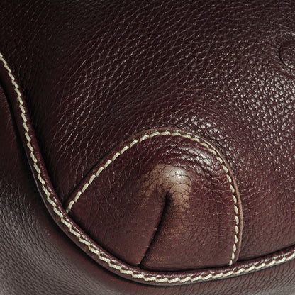 Chanel Leather Tassel Hobo Bordeaux 9 of 10