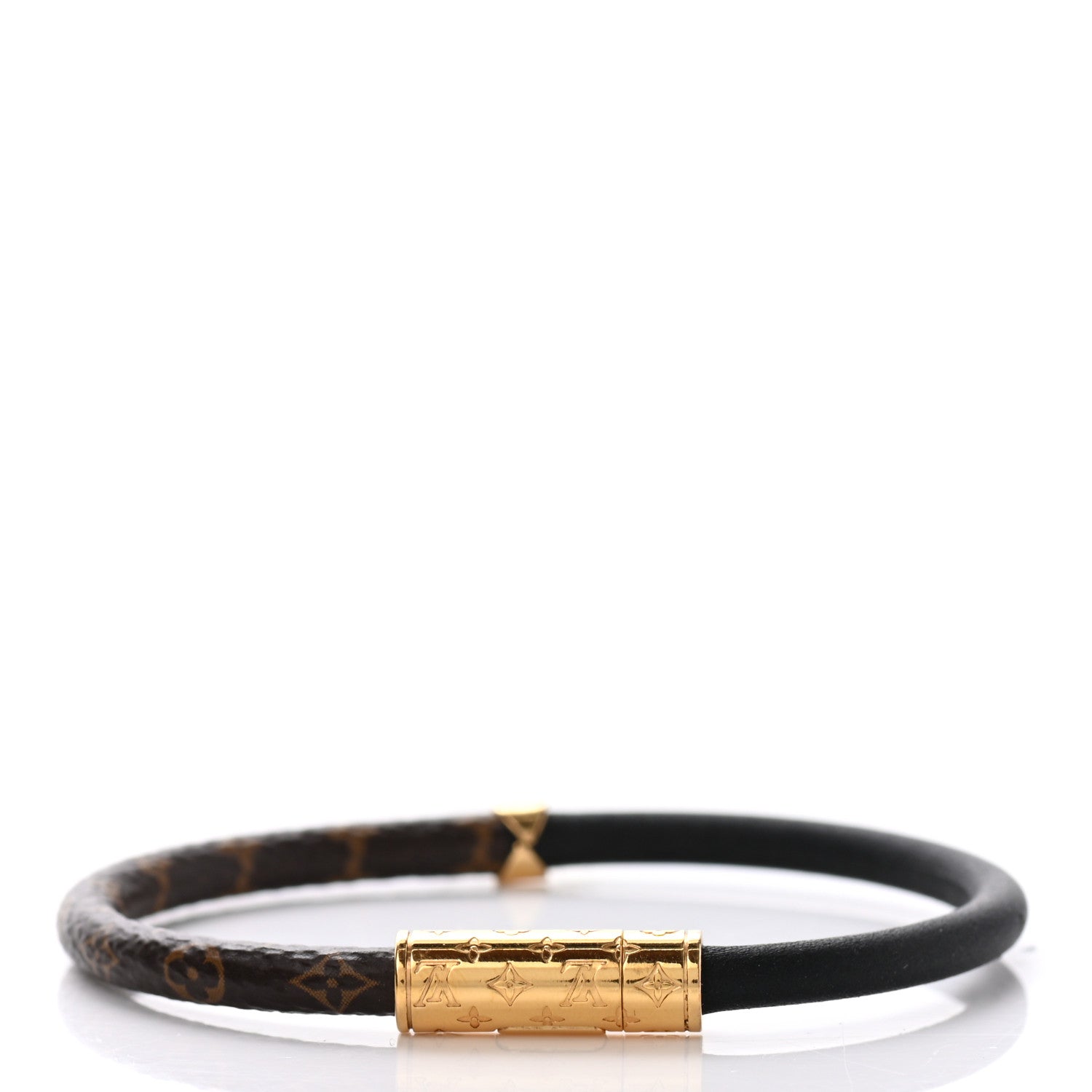 Louis Vuitton Monogram Daily Confidential Bracelet 17 Black 3 of 6