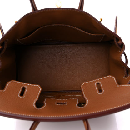 Hermes Togo Birkin 25 Gold 5 of 10