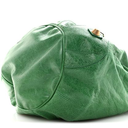 Balenciaga Agneau Giant 21 Gold Hardware Pompon Vert Fluo 11 of 12