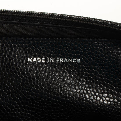 Chanel Caviar Half Moon Wallet On Chain WOC Black 8 of 9
