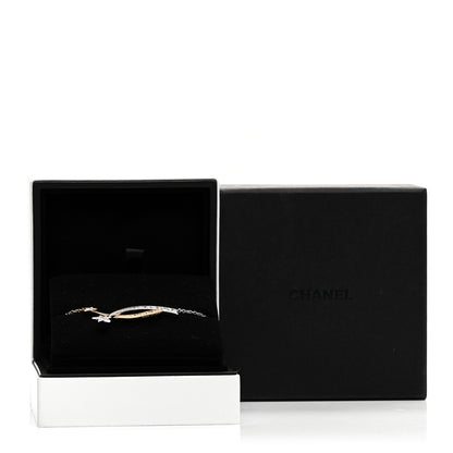 Chanel 18K White Yellow Gold Diamond Etoile Filante Necklace 5 of 5