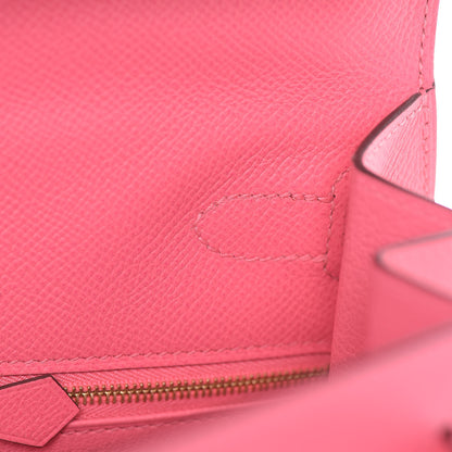 Hermes Epsom Kelly Sellier 28 Rose Azalee 22 of 41