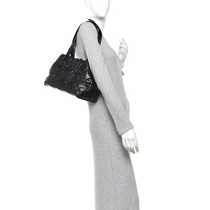 Christian Dior Crinkled Calfskin Macrocannage Medium Toujours Black 2 of 10