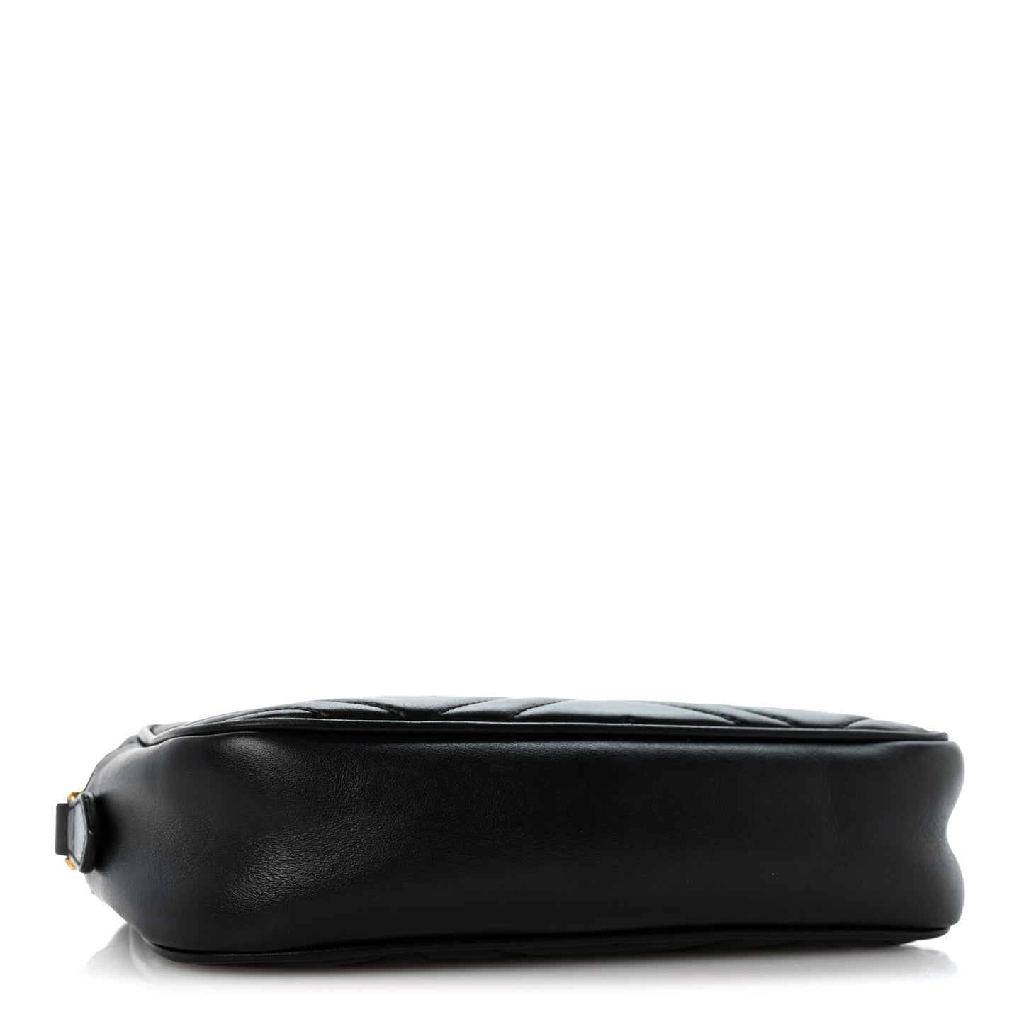 Calfskin Matelasse Small GG Marmont Chain Shoulder Bag Black