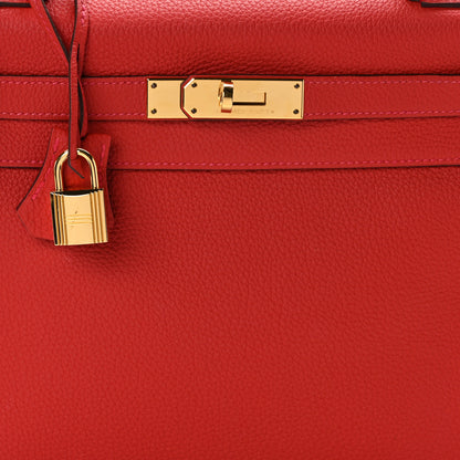 Hermes Togo Kelly Retourne 28 Rouge Casaque 8 of 14