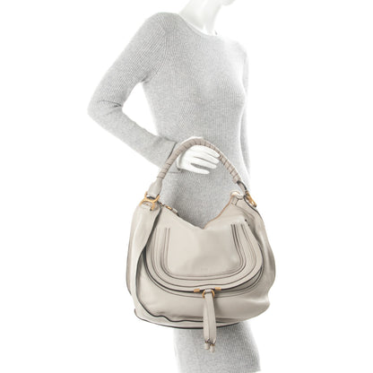 Chloe Calfskin Large Marcie Hobo Dove 2 of 8