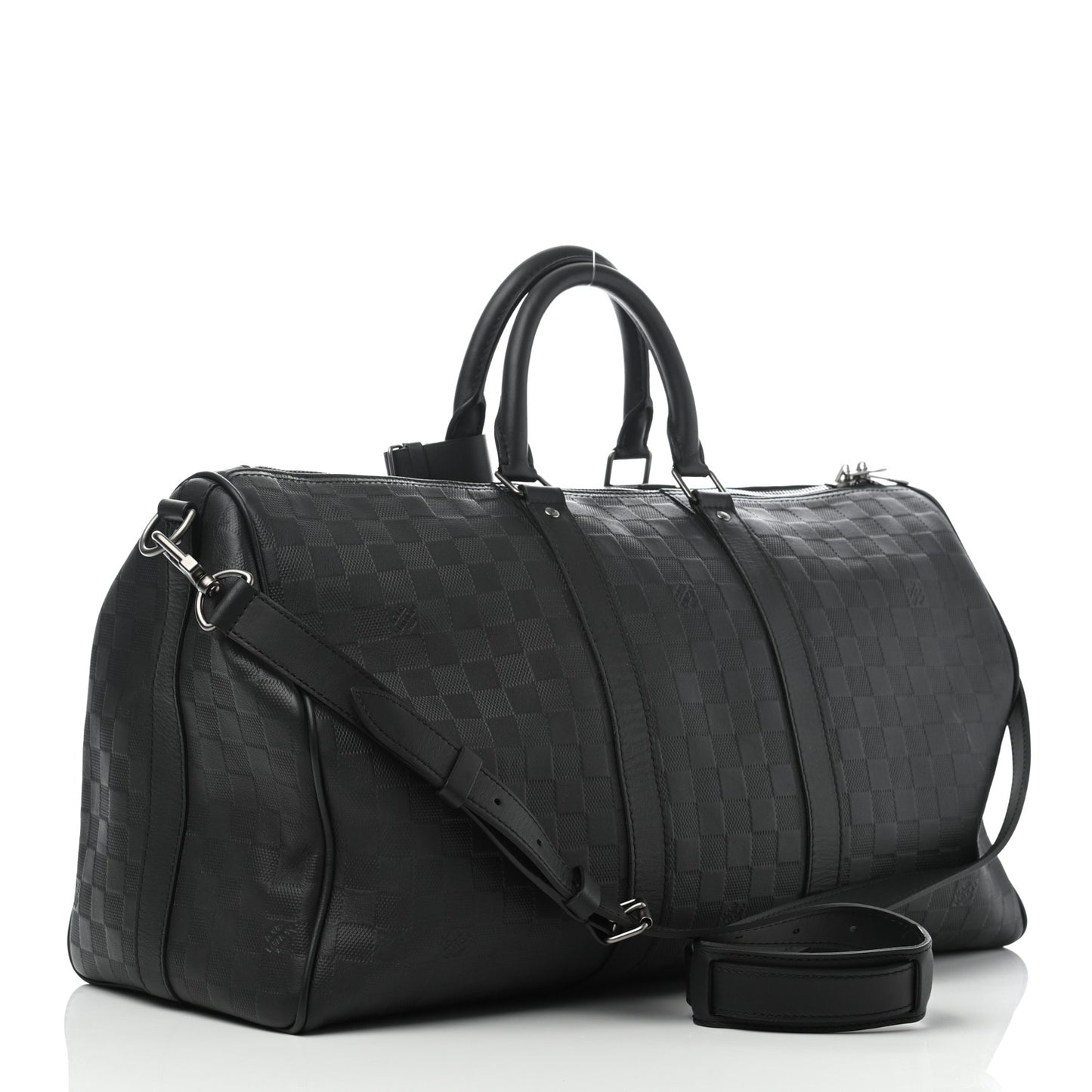 Damier Infini Keepall Bandouliere 45 Onyx