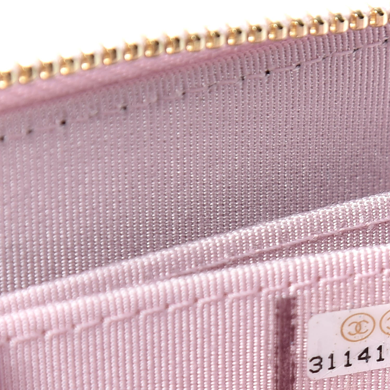 Chanel Caviar Quilted Zip Coin Purse Light Pink 7 of 8